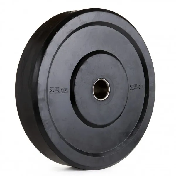 Nordic Fighter Svart Bumper Viktskiva 10kg / 50mm (1 st)